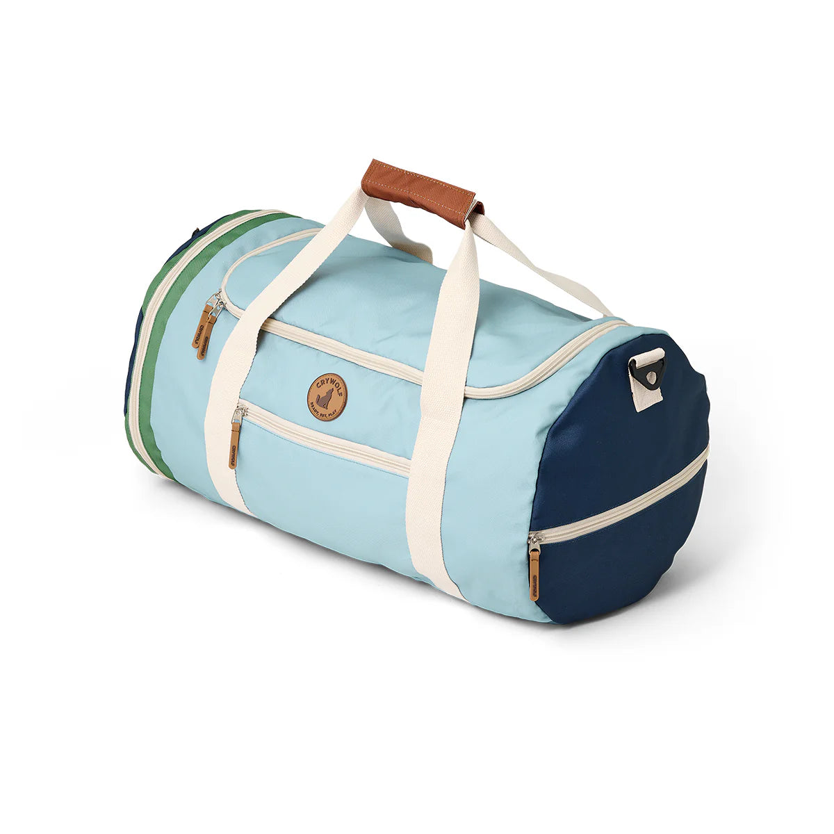 Packable Duffel Bag - Ocean Colour Block