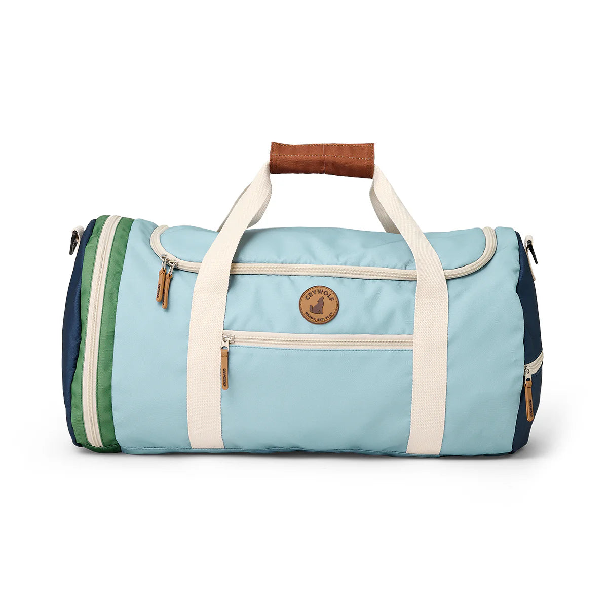 Packable Duffel Bag - Ocean Colour Block