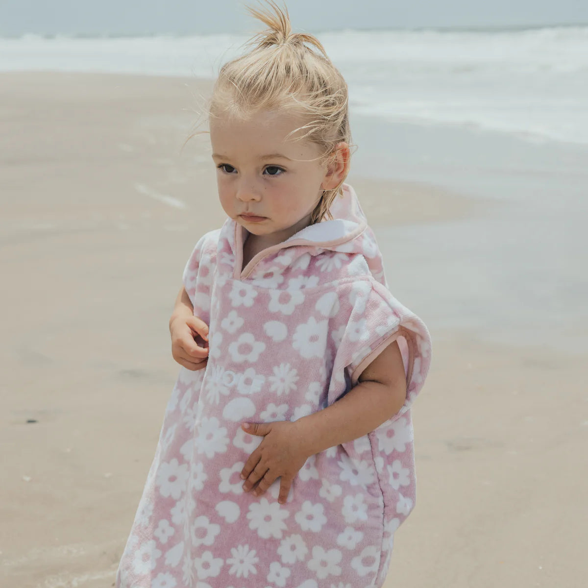 Baby Hooded Towel - Blush Floral