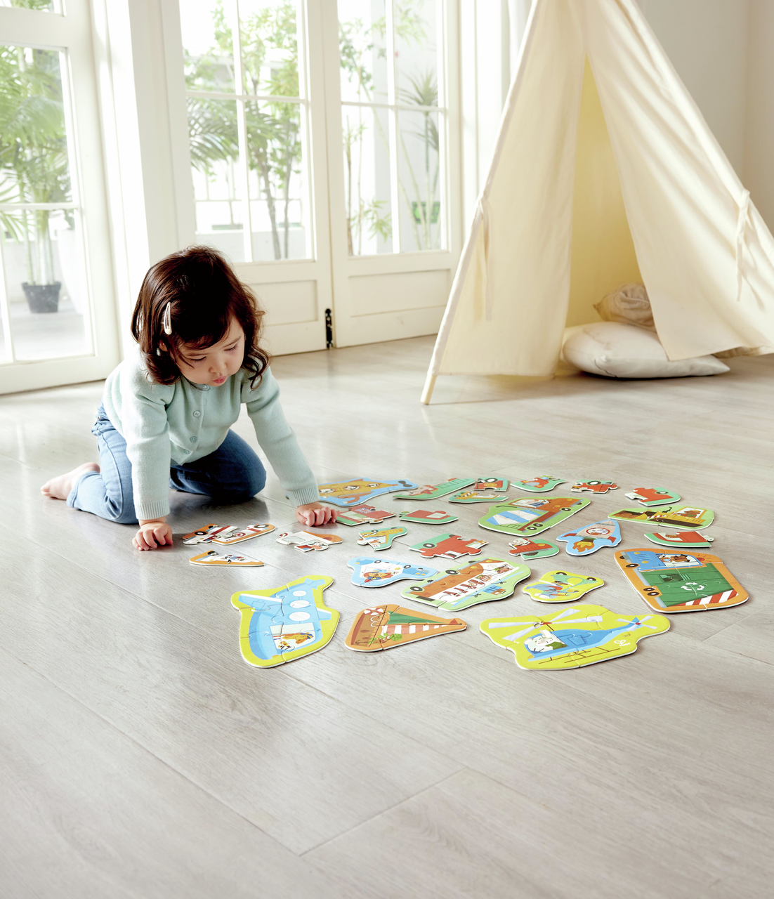 Hape Wheels & Wonder Puzzle