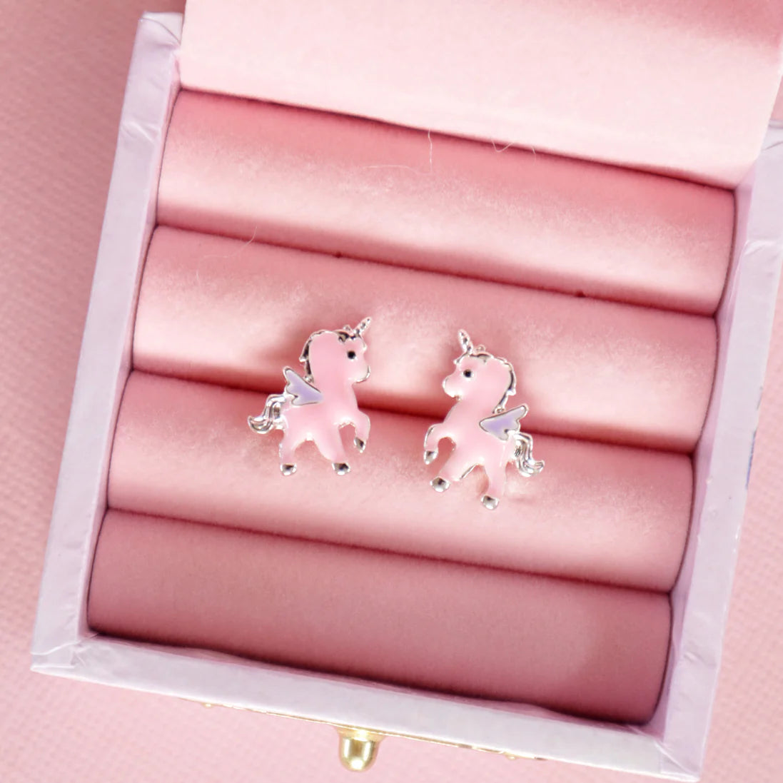 Pink Unicorn Earrings