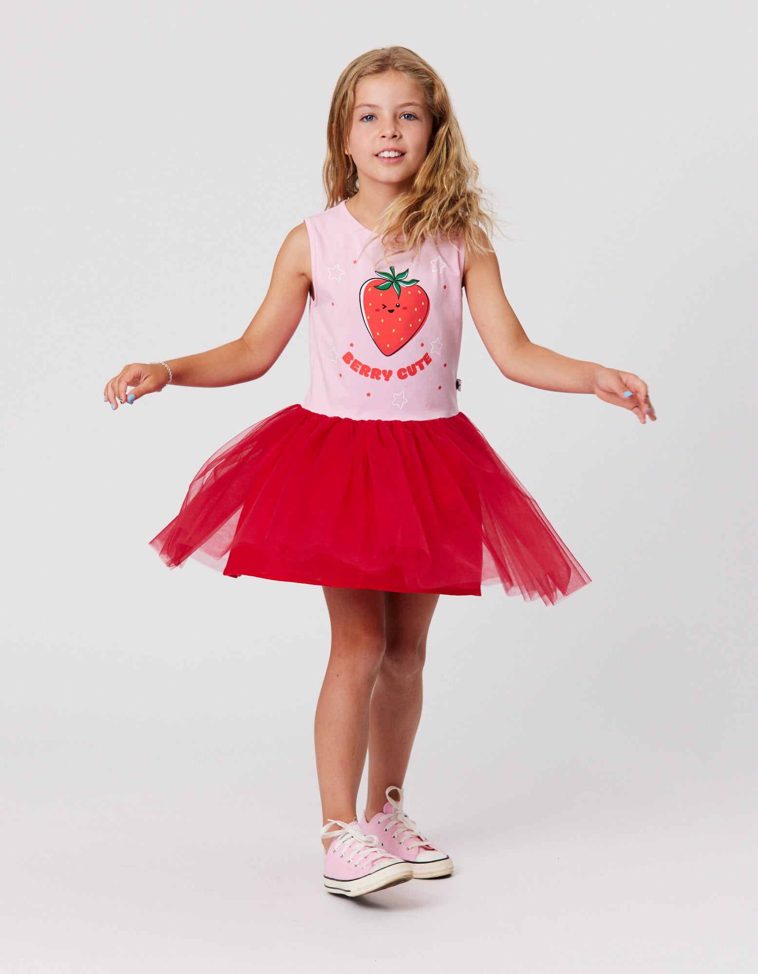 Berry Cute Twirl Dress