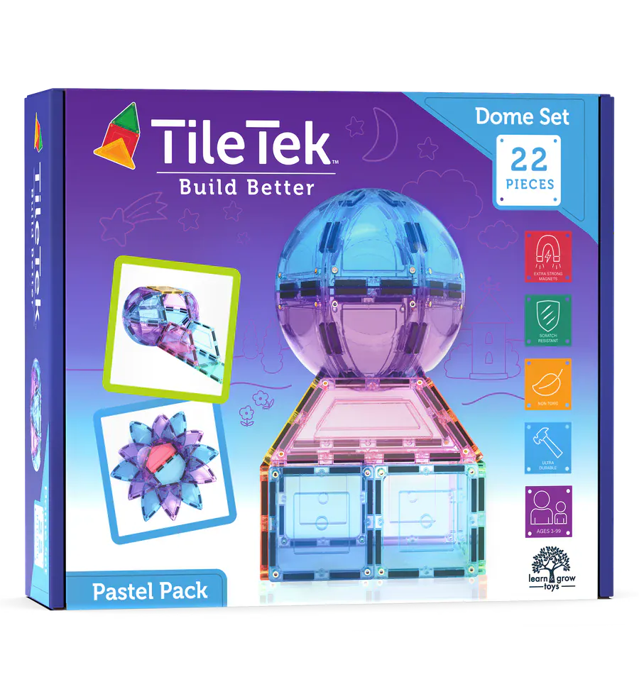 TileTek - 22 Piece Pastel Dome Set