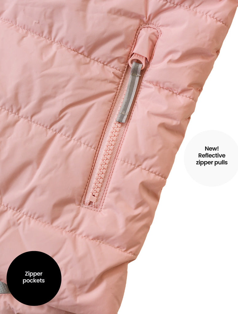 Hydracloud Puffer Jacket - Dusky Pink | Celestial Unicorn