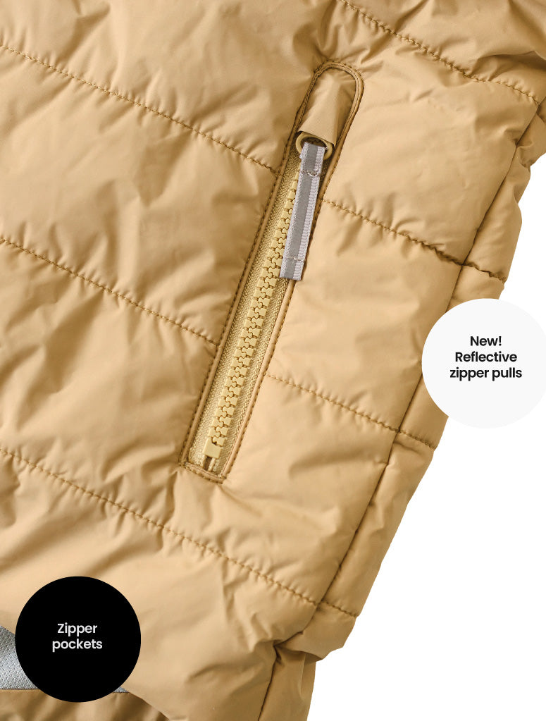 Hydracloud Puffer Jacket - Sand | Dino Bones