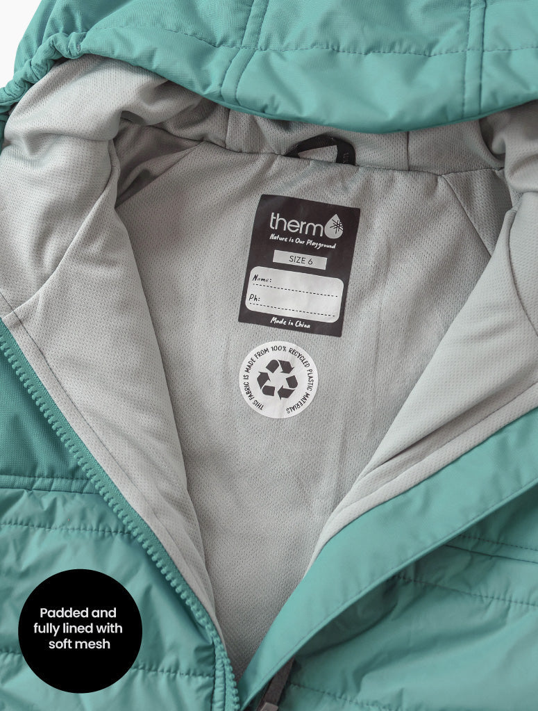 Hydracloud Puffer Jacket - Seafoam | Insect Explorer