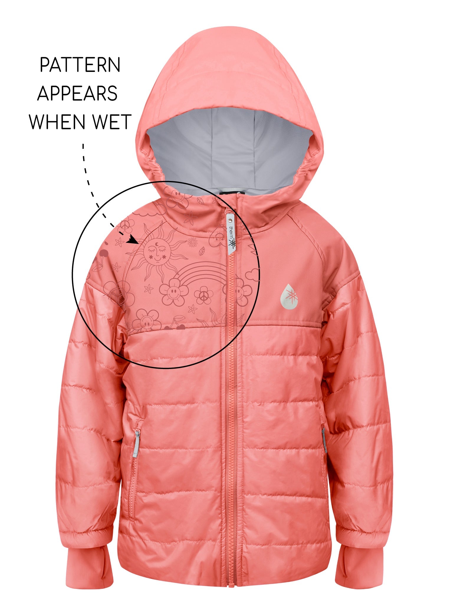 Hydracloud Puffer Jacket - Sorbet | Flower Power