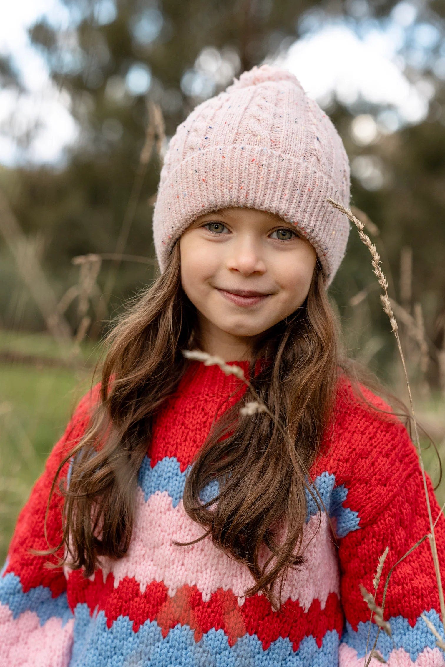 Acorn Kids Accessories Hats Alps Beanie Pink