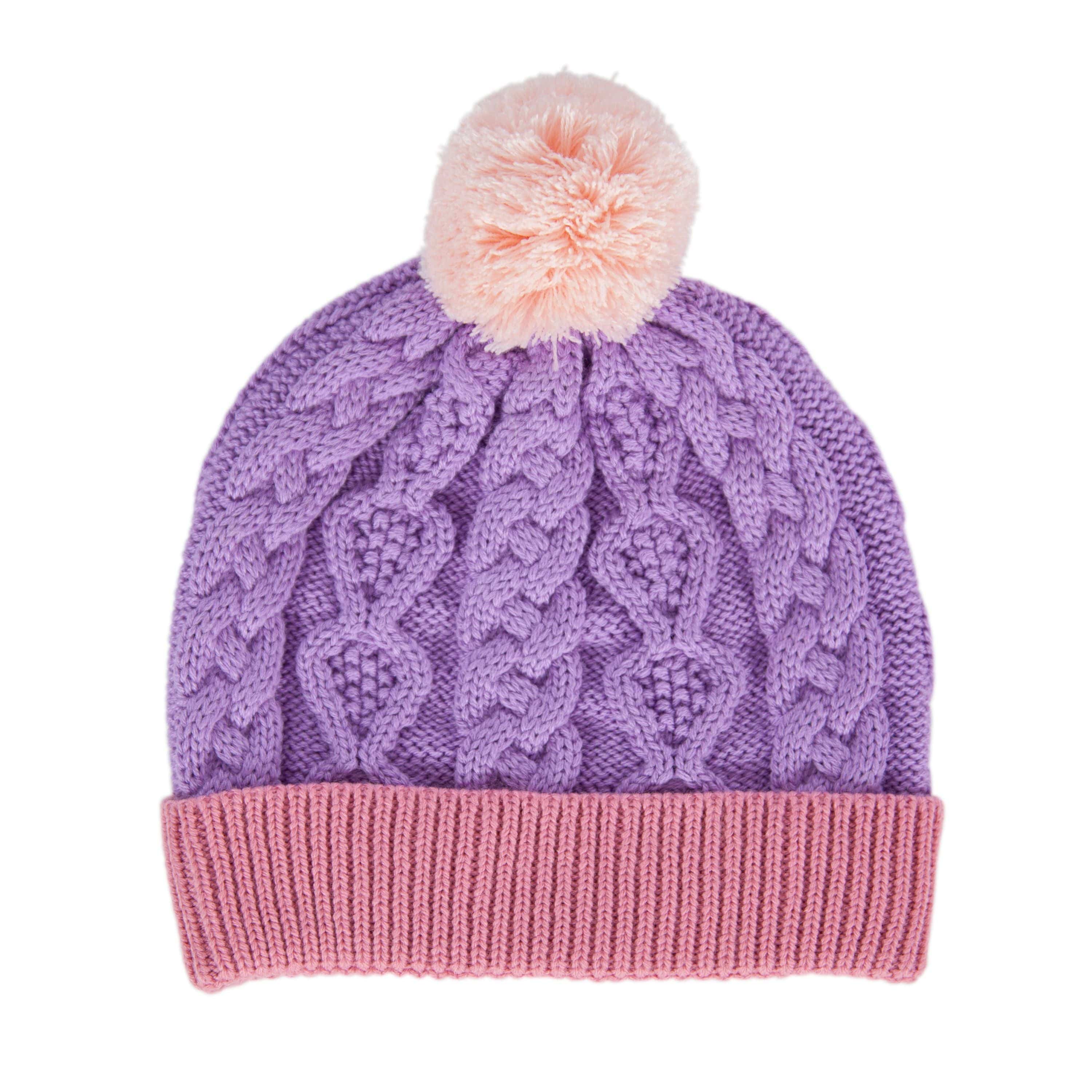 Acorn Kids Accessories Hats August Merino Beanie Lilac