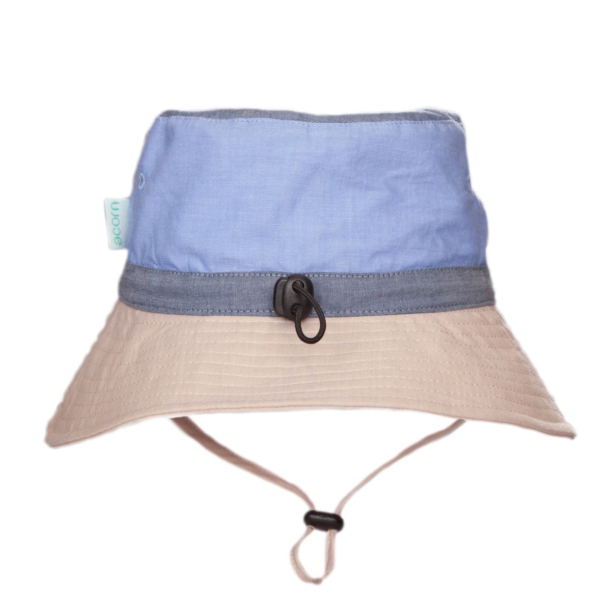 Acorn Kids Accessories Hats Blue Colour Block Wide Brim Bucket Hat