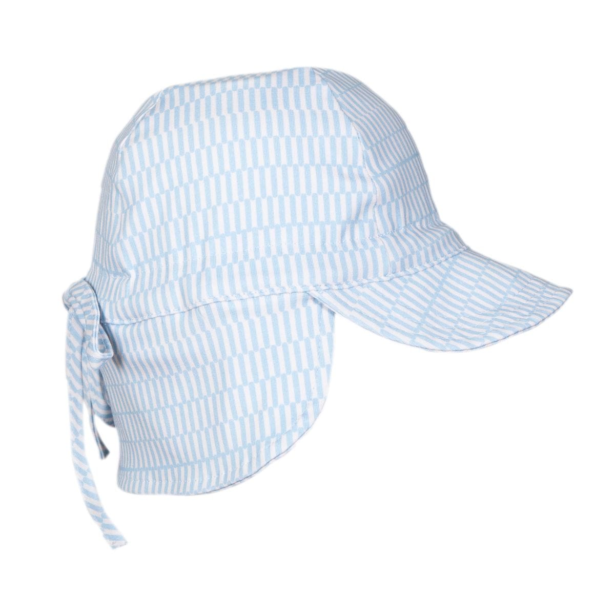 Acorn Kids Accessories Hats Blue Sprinkle Soft Jersey Flap Cap