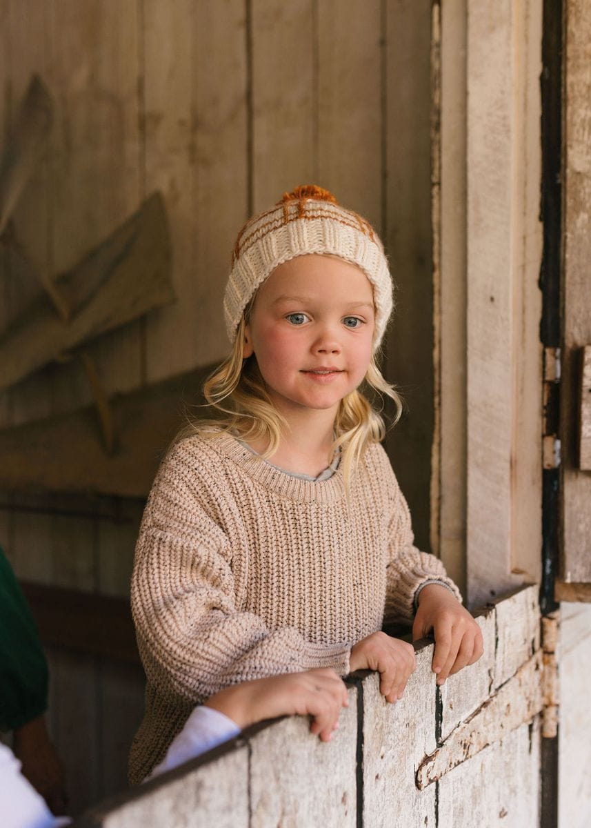 Acorn Kids Accessories Hats Crossroads Beanie - Brown & Caramel