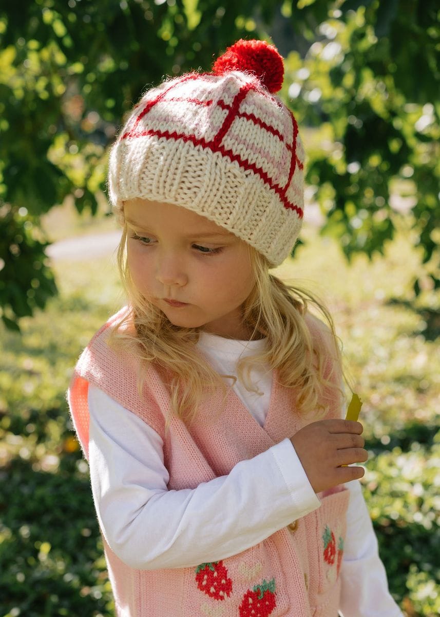 Acorn Kids Accessories Hats Crossroads Beanie - Pink and Red