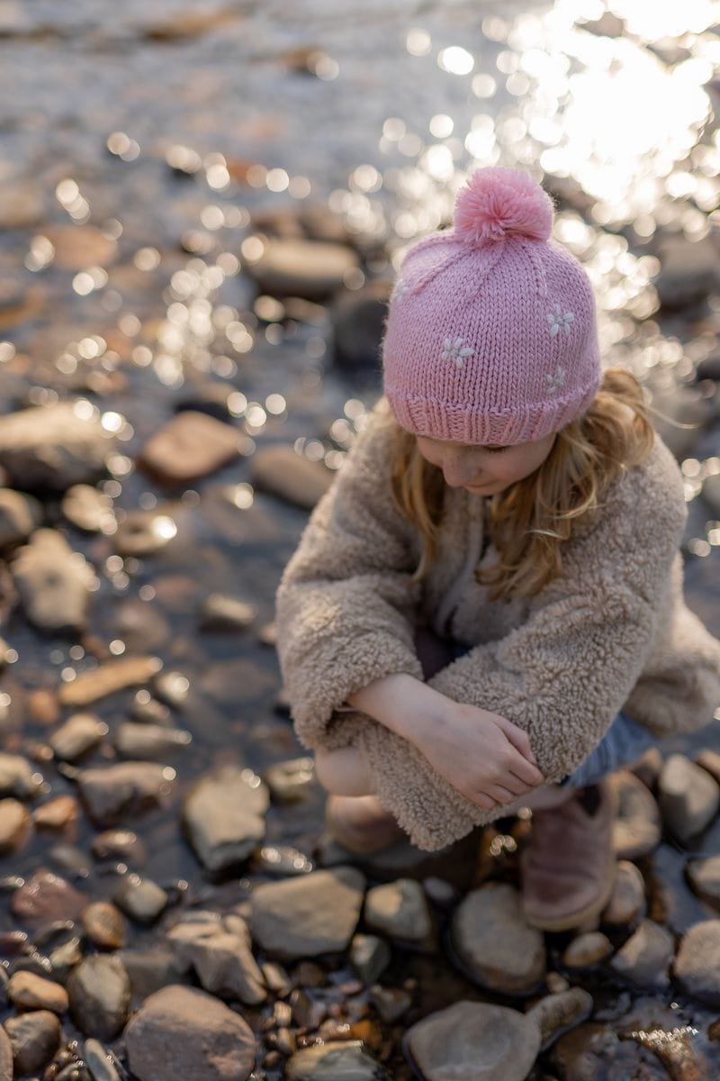 Acorn Kids Accessories Hats Daisy Beanie - Pink