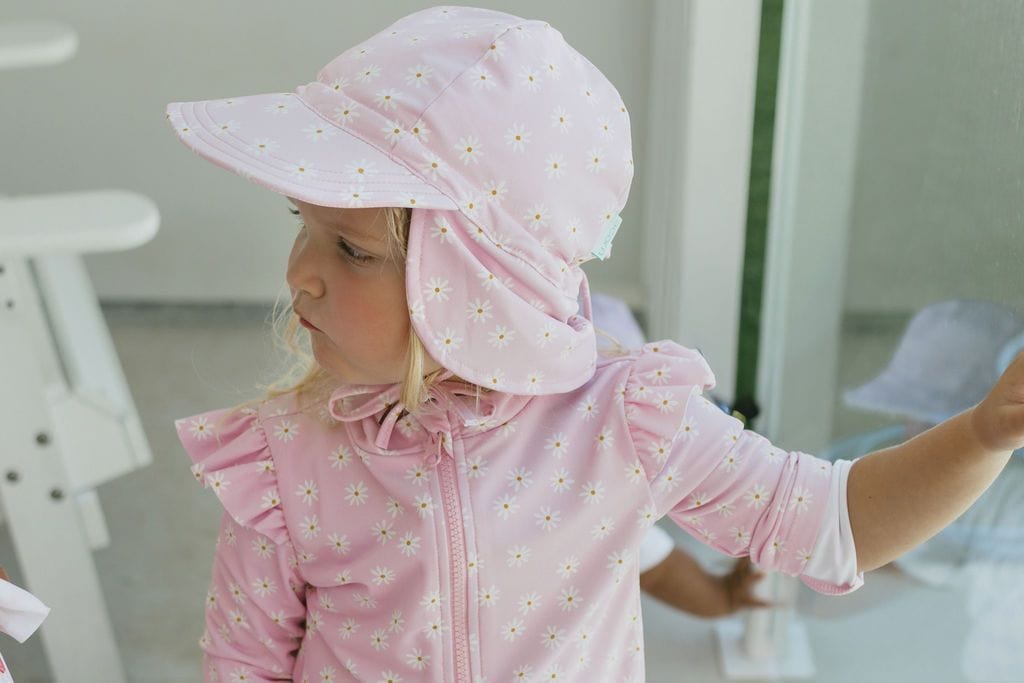 Acorn Kids Accessories Hats Daisy Fields Swim Flap Cap