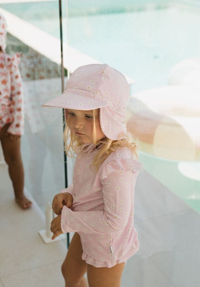 Acorn Kids Accessories Hats Daisy Fields Swim Flap Cap
