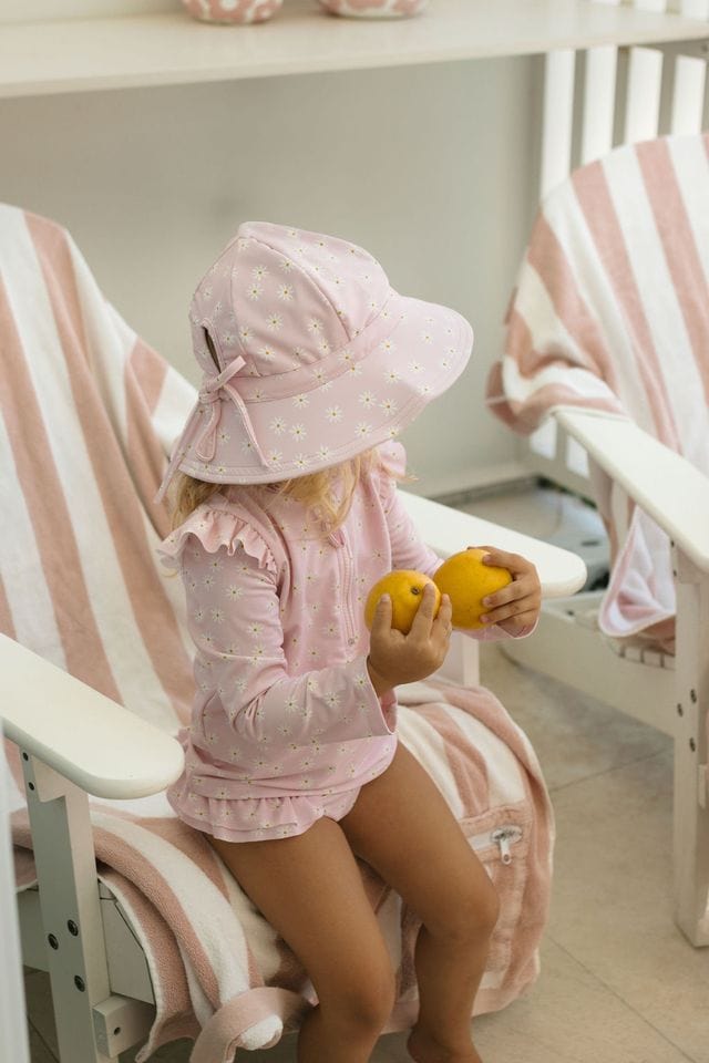 Acorn Kids Accessories Hats Daisy Fields Wide Brim Swim Hat