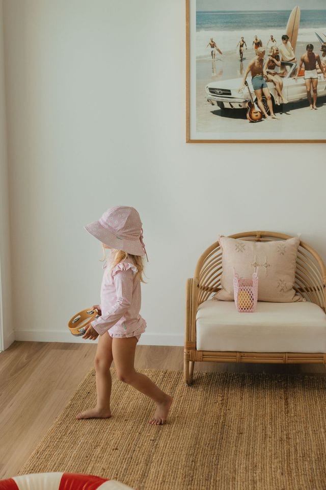 Acorn Kids Accessories Hats Daisy Fields Wide Brim Swim Hat