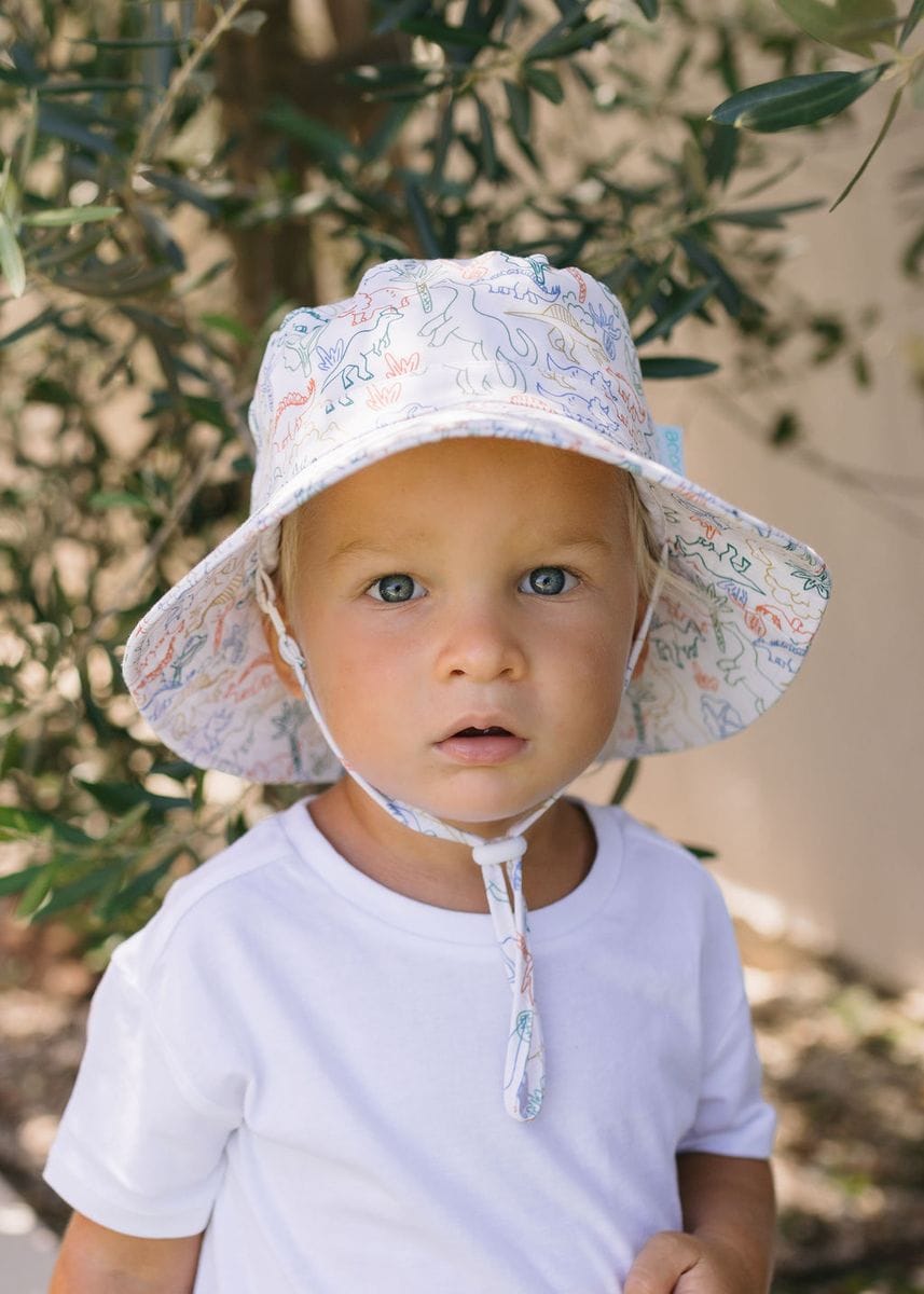 Acorn Kids Accessories Hats Dino Soft Jersey Bucket Hat