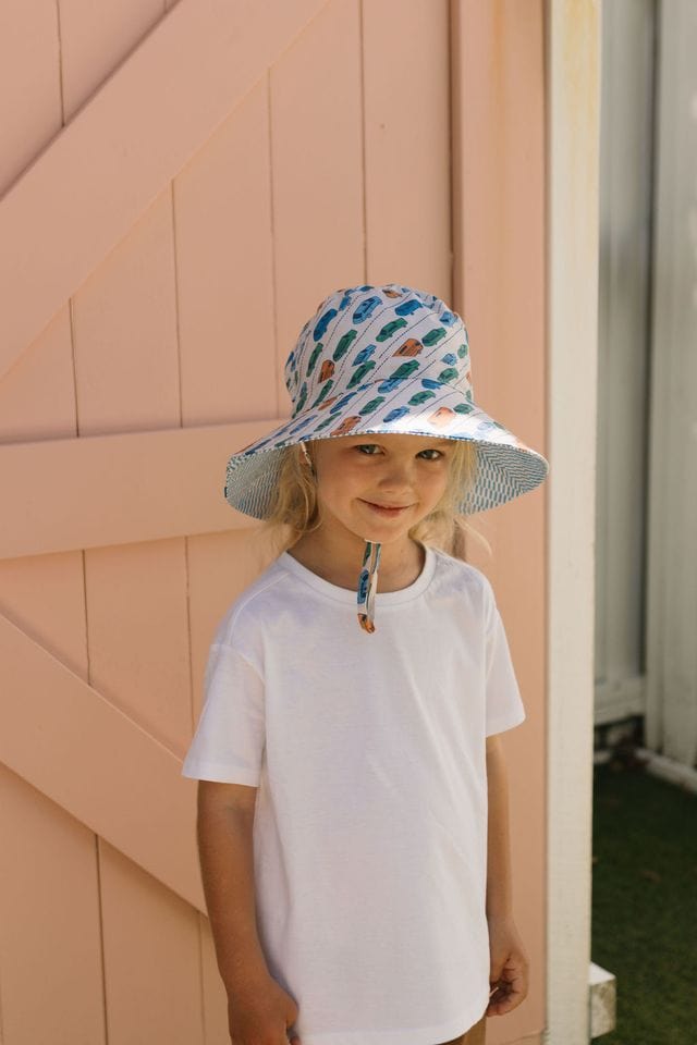 Acorn Kids Accessories Hats Fast Lane Wide Brim Bucket Hat