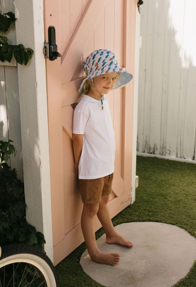 Acorn Kids Accessories Hats Fast Lane Wide Brim Bucket Hat