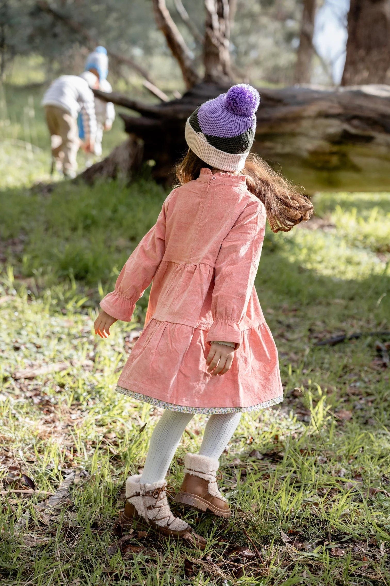 Acorn Kids Accessories Hats Hidden Valley Merino Beanie Lilac