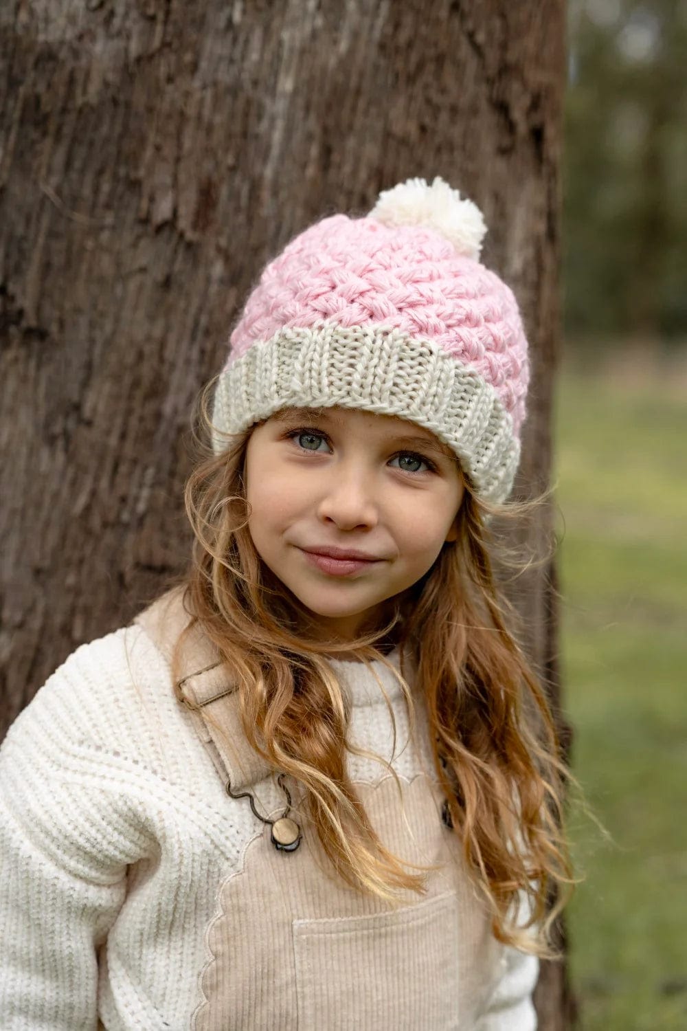 Acorn Kids Accessories Hats Ripples Beanie Pink