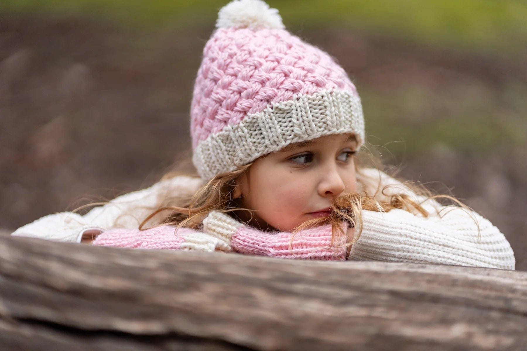 Acorn Kids Accessories Hats Ripples Beanie Pink