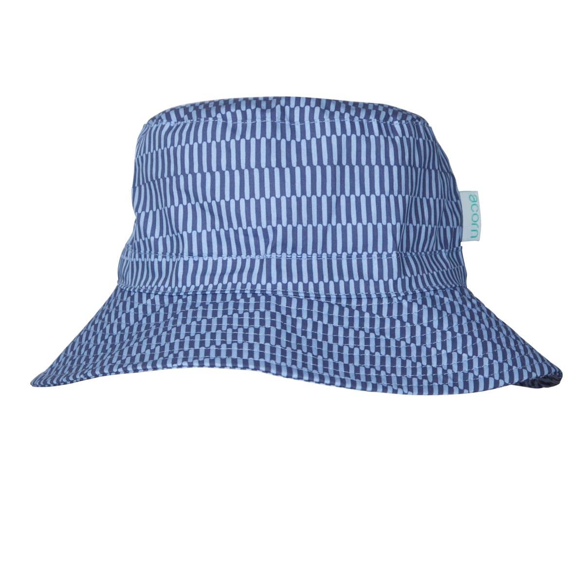 Acorn Kids Accessories Hats S (9-18M) Blue Horizon Wide Brim Bucket Hat