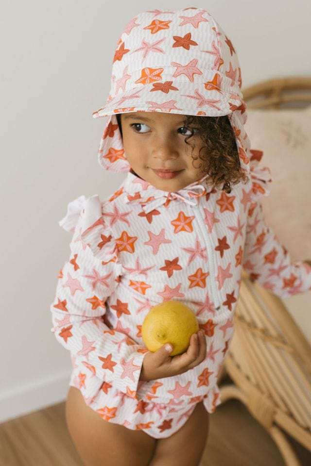 Swimming Hats Flap Hat Toddler UPF 50 Original Flap Hat, Splish