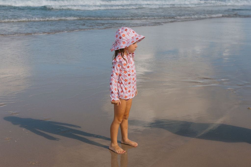 Acorn Kids Accessories Hats Starfish Wide Brim Swim Bucket Hat