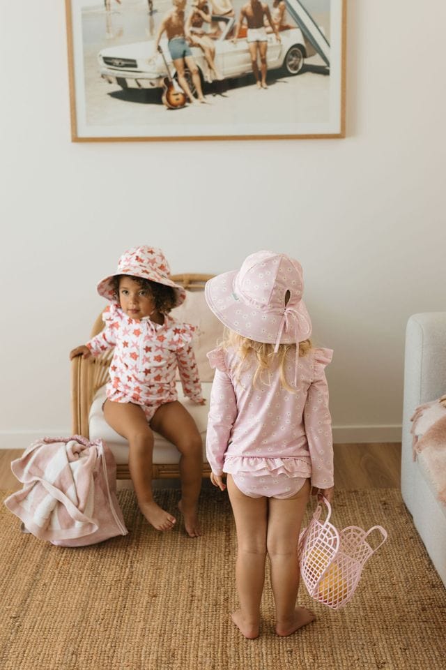 Acorn Kids Accessories Hats Starfish Wide Brim Swim Bucket Hat