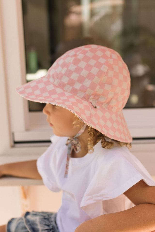 Acorn Kids Accessories Hats Yasmine Reversible Wide Brim Sunhat