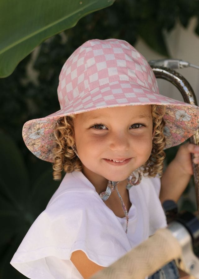 Acorn Kids Accessories Hats Yasmine Reversible Wide Brim Sunhat