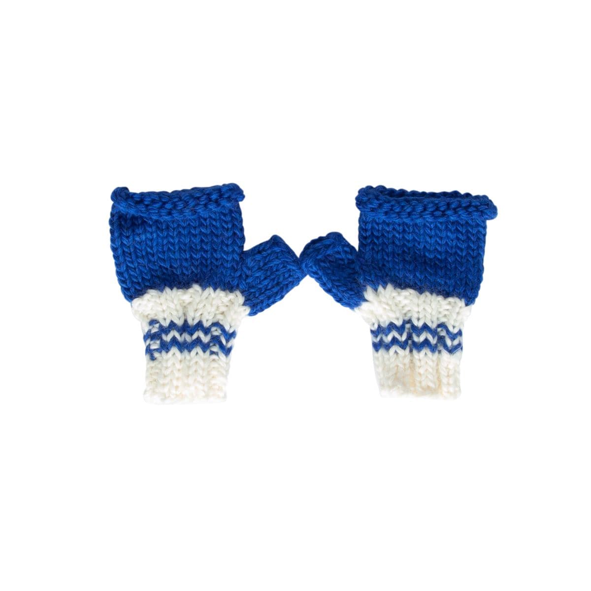 Acorn Kids Children Accessories Denmark Mittens- Blue and Cream