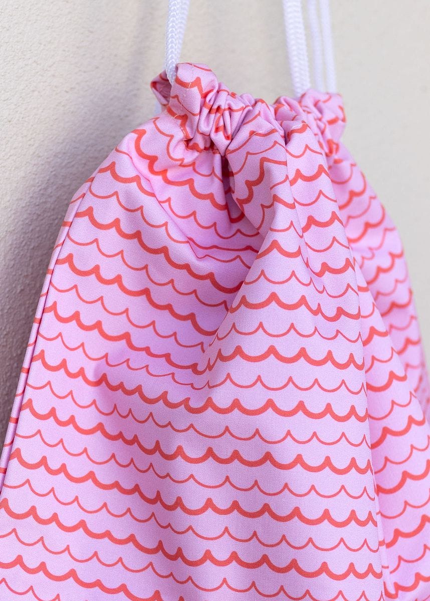 Acorn Kids Swim Pink Ripples Swim Bag