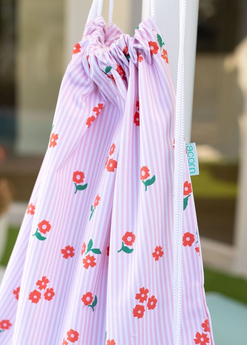 Acorn Kids Swim Striped Posy Swim Bag