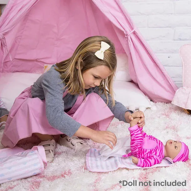 Adora Toys Classic Pastel Pink Diaper Bag
