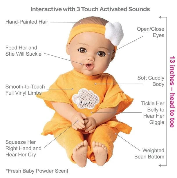 Adora Toys NurtureTime Baby - Sweet Orange