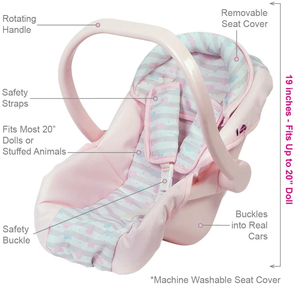 Adora Toys Pastel Classic Car Seat Carrier