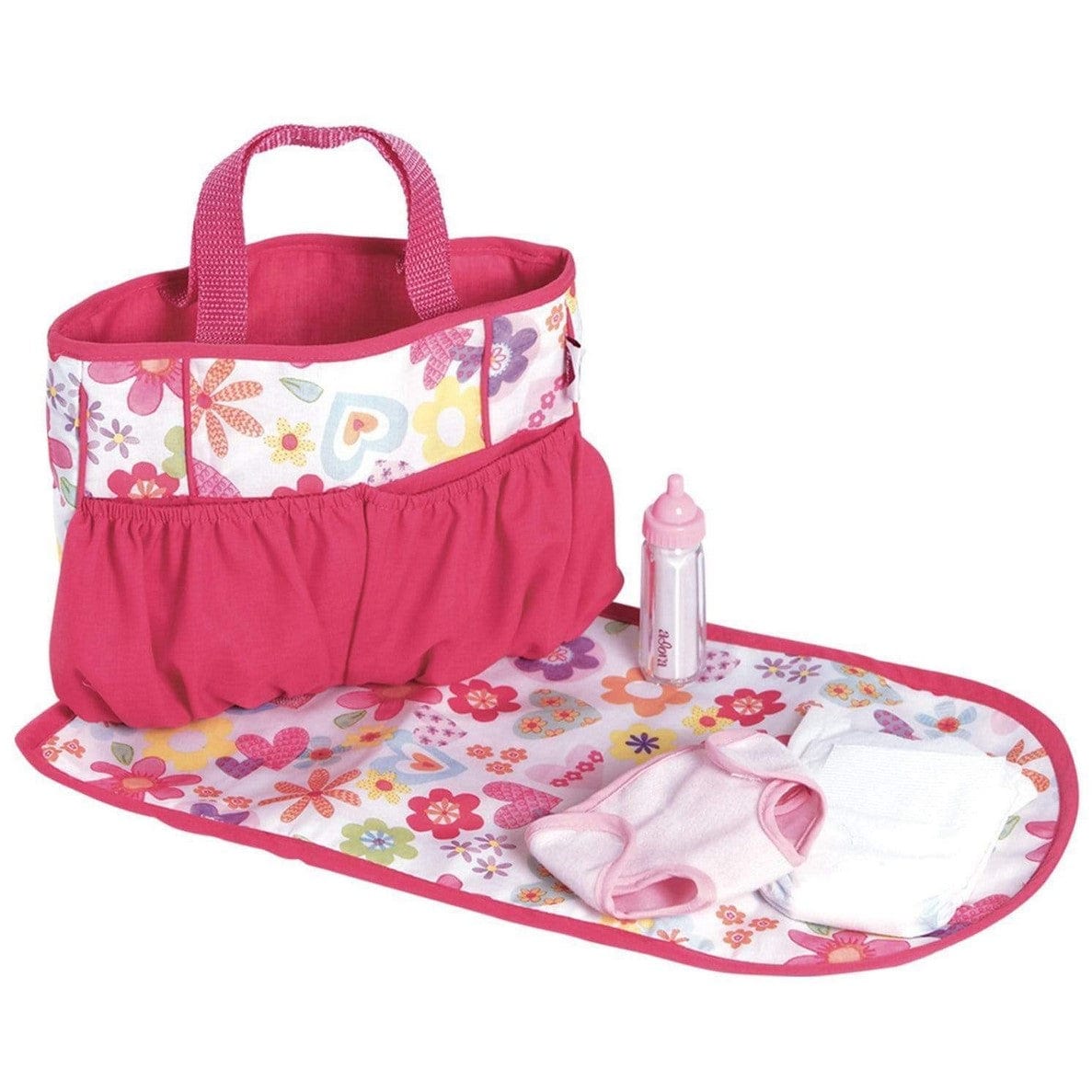 Adora Toys Soft Dolls Diaper Bag with Accessories