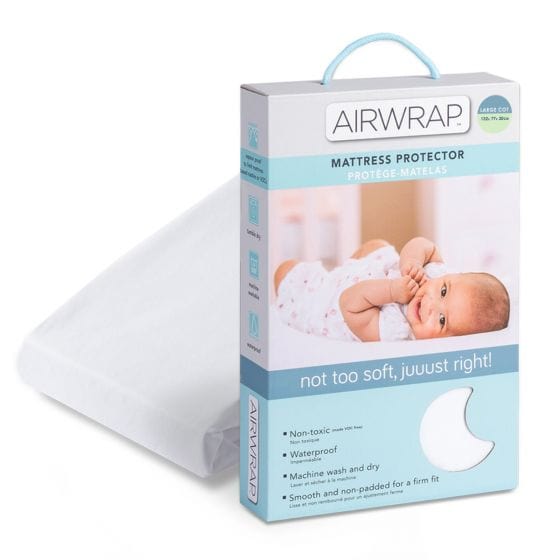 Airwrap Linen Sheets Airwrap Mattress Protector Cot Large