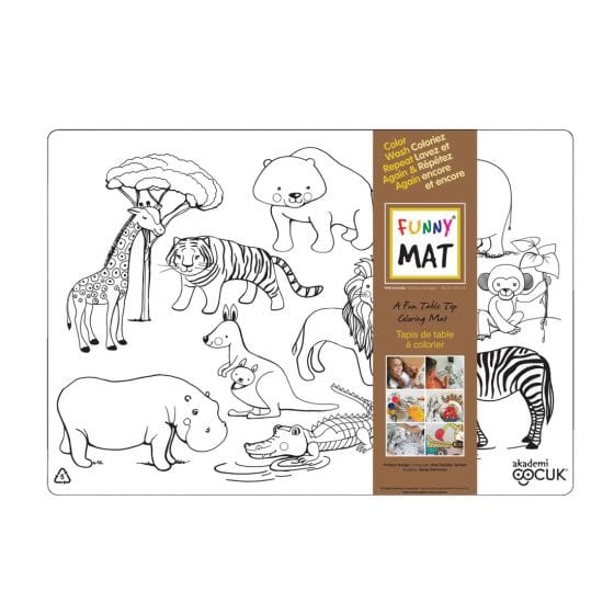 Akademi Cocuk Toys Funny Mat Large - Wild Animals