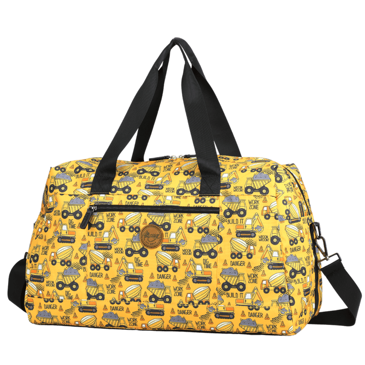 Alimasy Bags Construction Overnight Duffle Bag - Yellow Construction