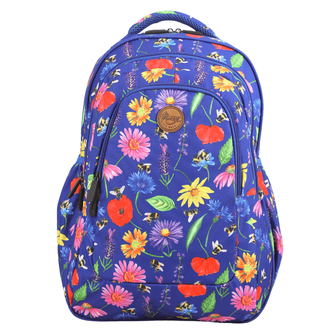 Alimasy Children Accessories Bees & Wildflowers Alimasy Large School Backpack