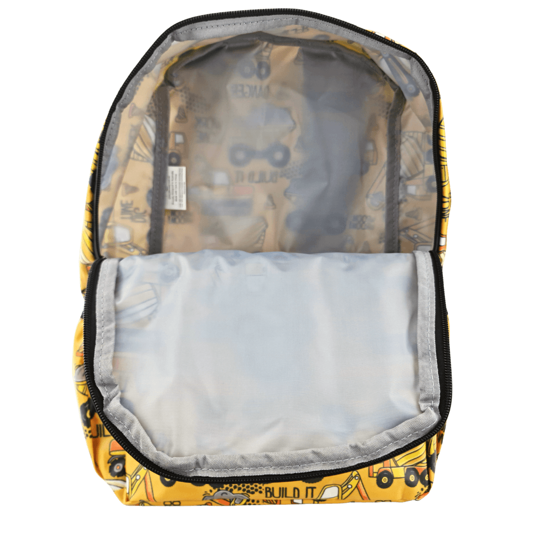Alimasy Children Accessories Construction Alimasy Medium Waterproof Backpack
