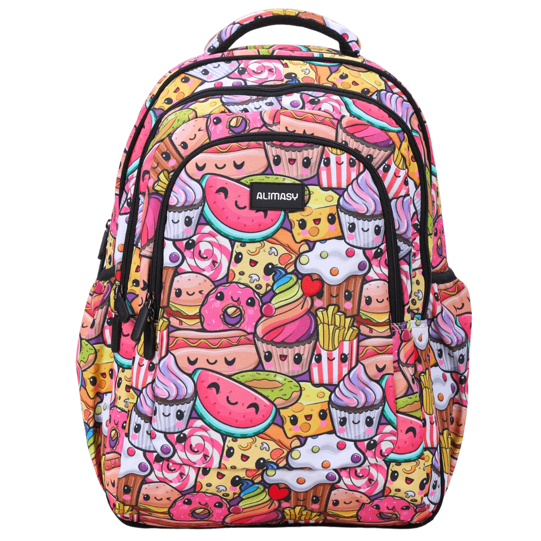 Alimasy Children Accessories Cute Treats Alimasy Large School Backpack