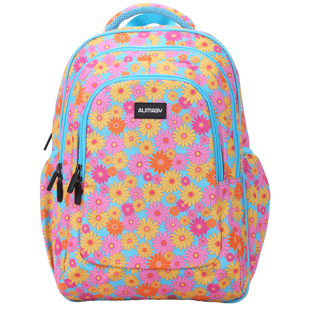 Alimasy Children Accessories Ditsy Daisy Flowers Alimasy Large School Backpack