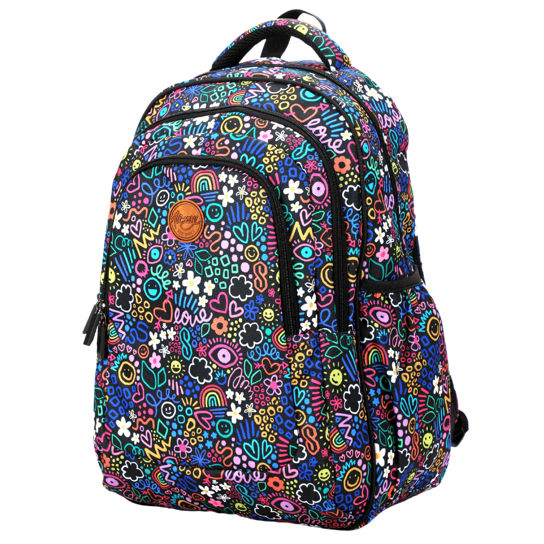 Alimasy Children Accessories Doodle Alimasy Large School Backpack