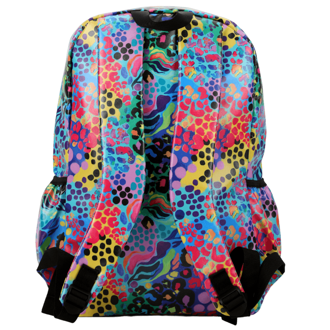 Alimasy Children Accessories Electric Leopard Alimasy Large Waterproof Backpack